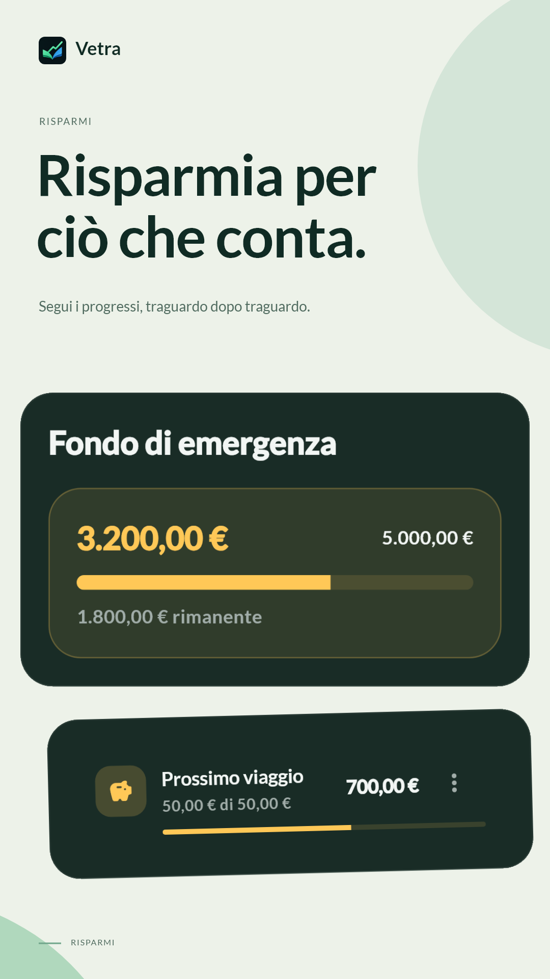 Un posto per ogni obiettivo