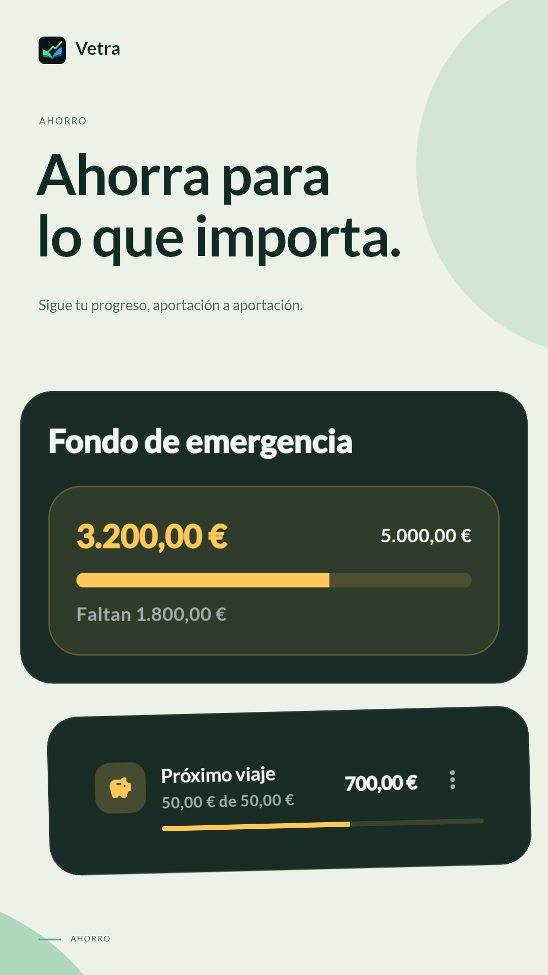 Un lugar para cada meta