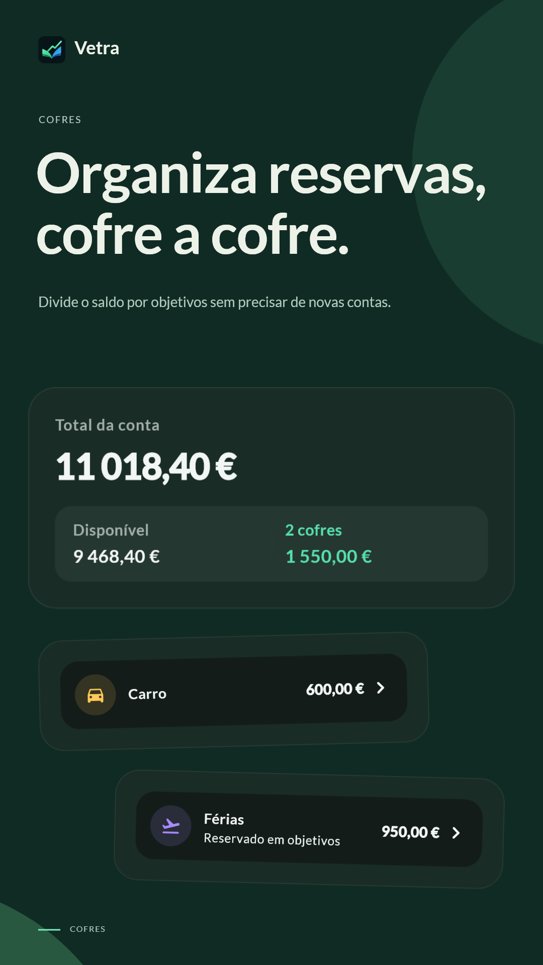 Cofres & Metas